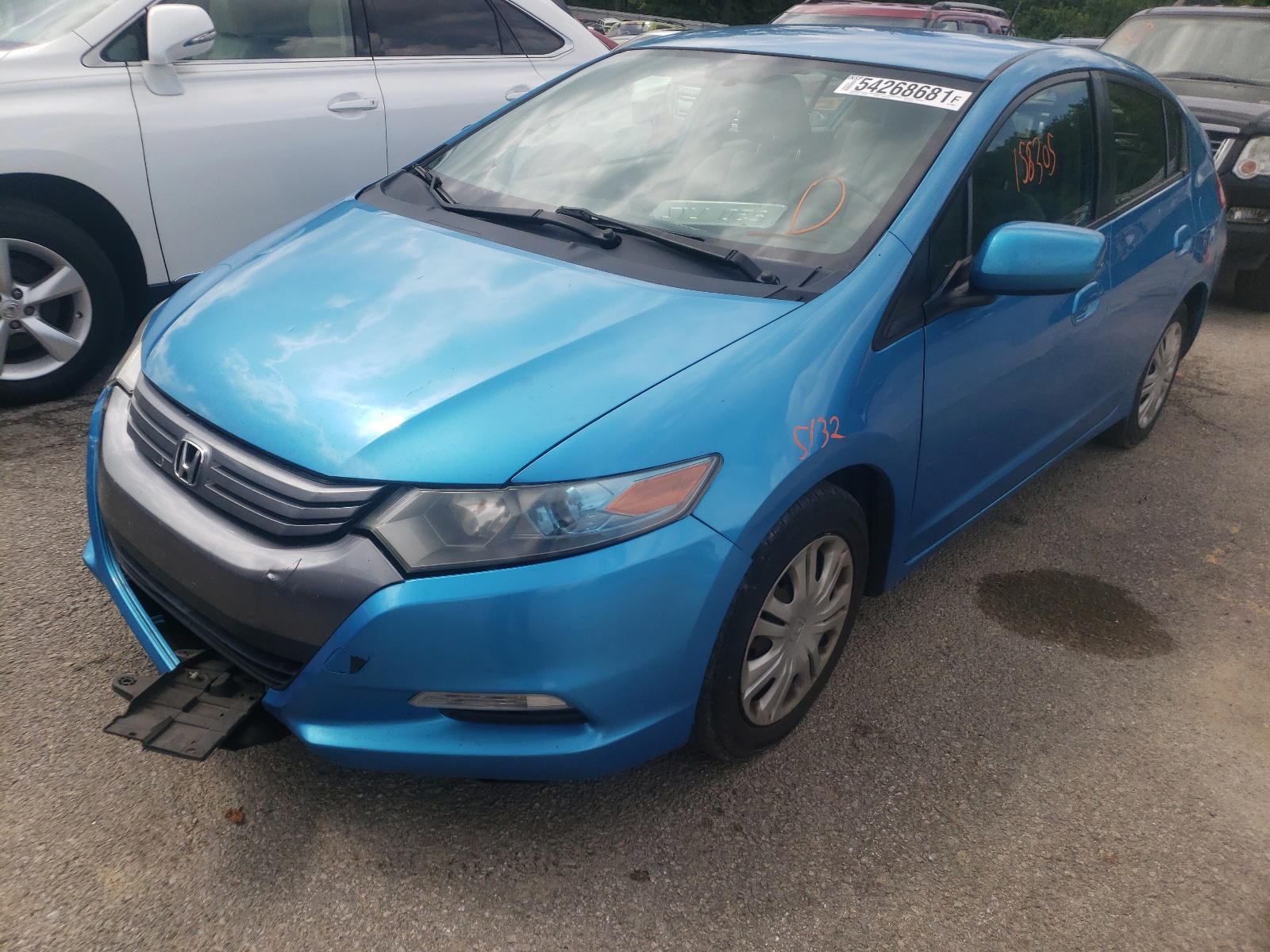 Photo 2 from auction – 2011 HONDA INSIGHT with VIN JHMZE2H36BS001355