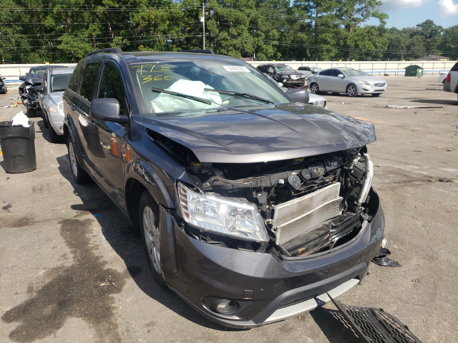DODGE JOURNEY SE 2019 with VIN 3C4PDCBB8KT701135 - Photo from auction