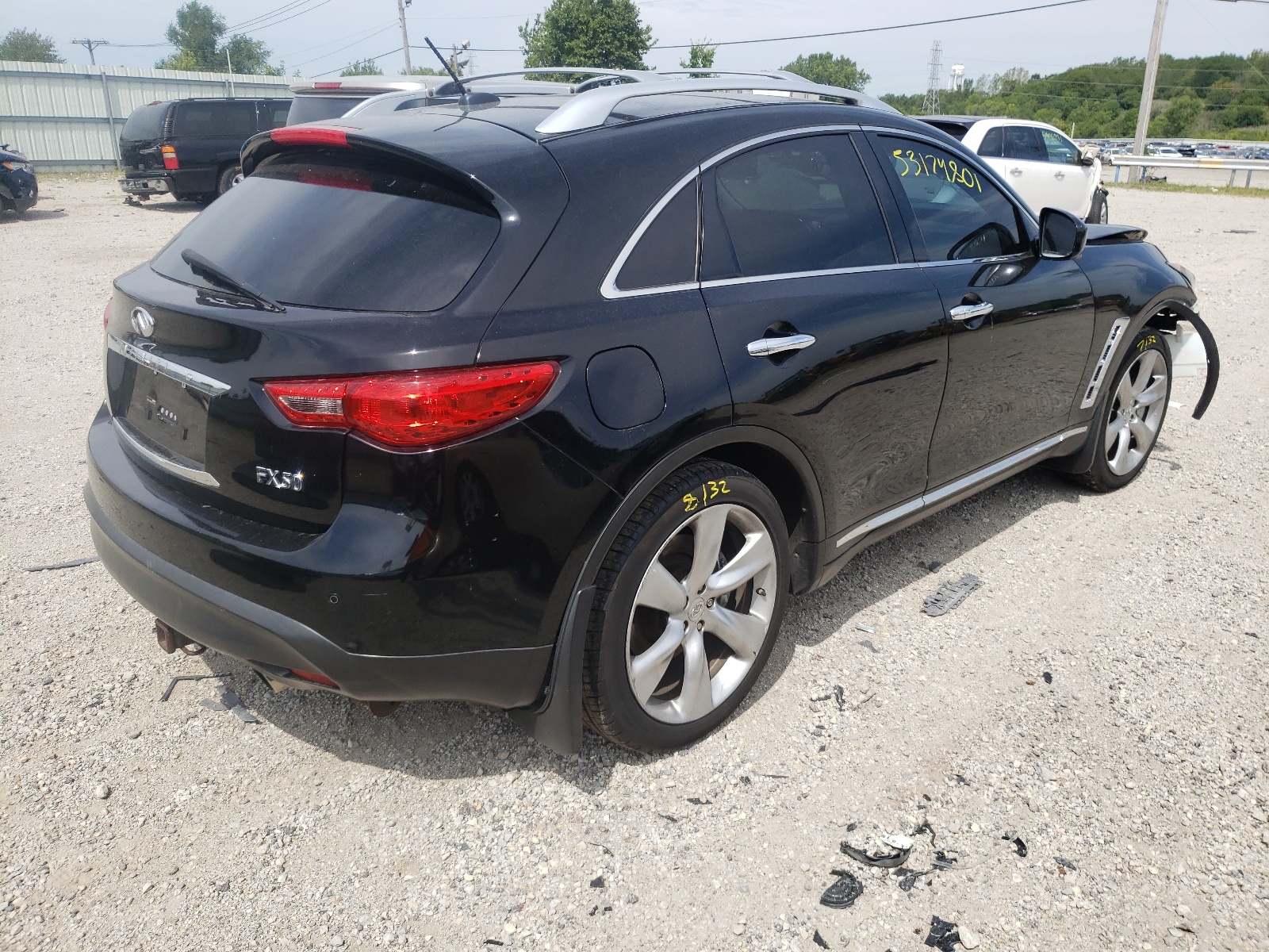 Photo 4 from auction – 2011 INFINITI FX50 with VIN JN8BS1MW1BM170164