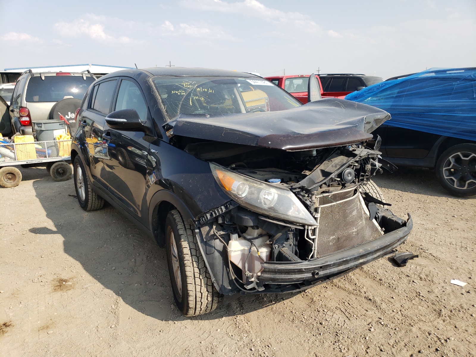 KIA SPORTAGE L 2011 with VIN KNDPBCA2XB7082713 - Photo from auction