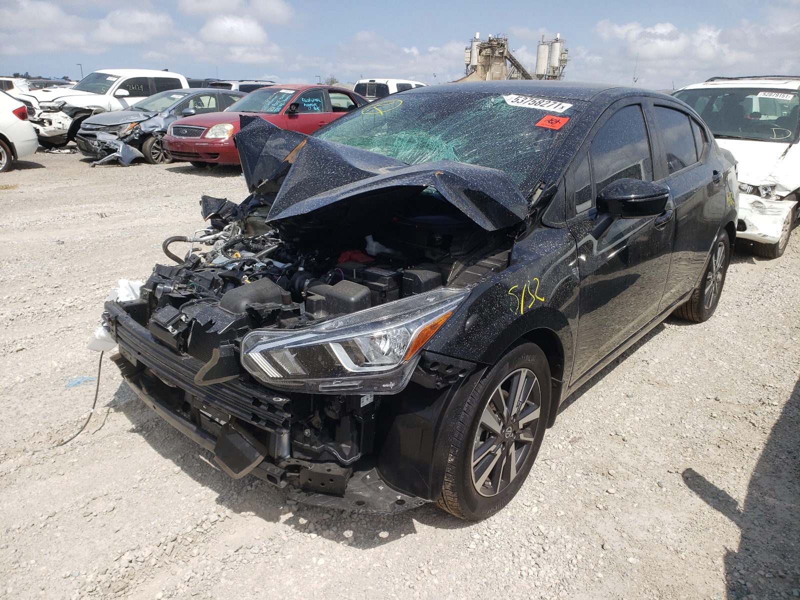 Photo 2 from auction – 2021 NISSAN VERSA SV with VIN 3N1CN8EV2ML837880