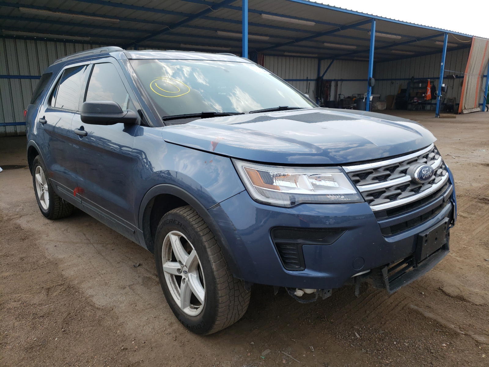 FORD EXPLORER 2018 with VIN 1FM5K8B80JGC71260 - Photo from auction