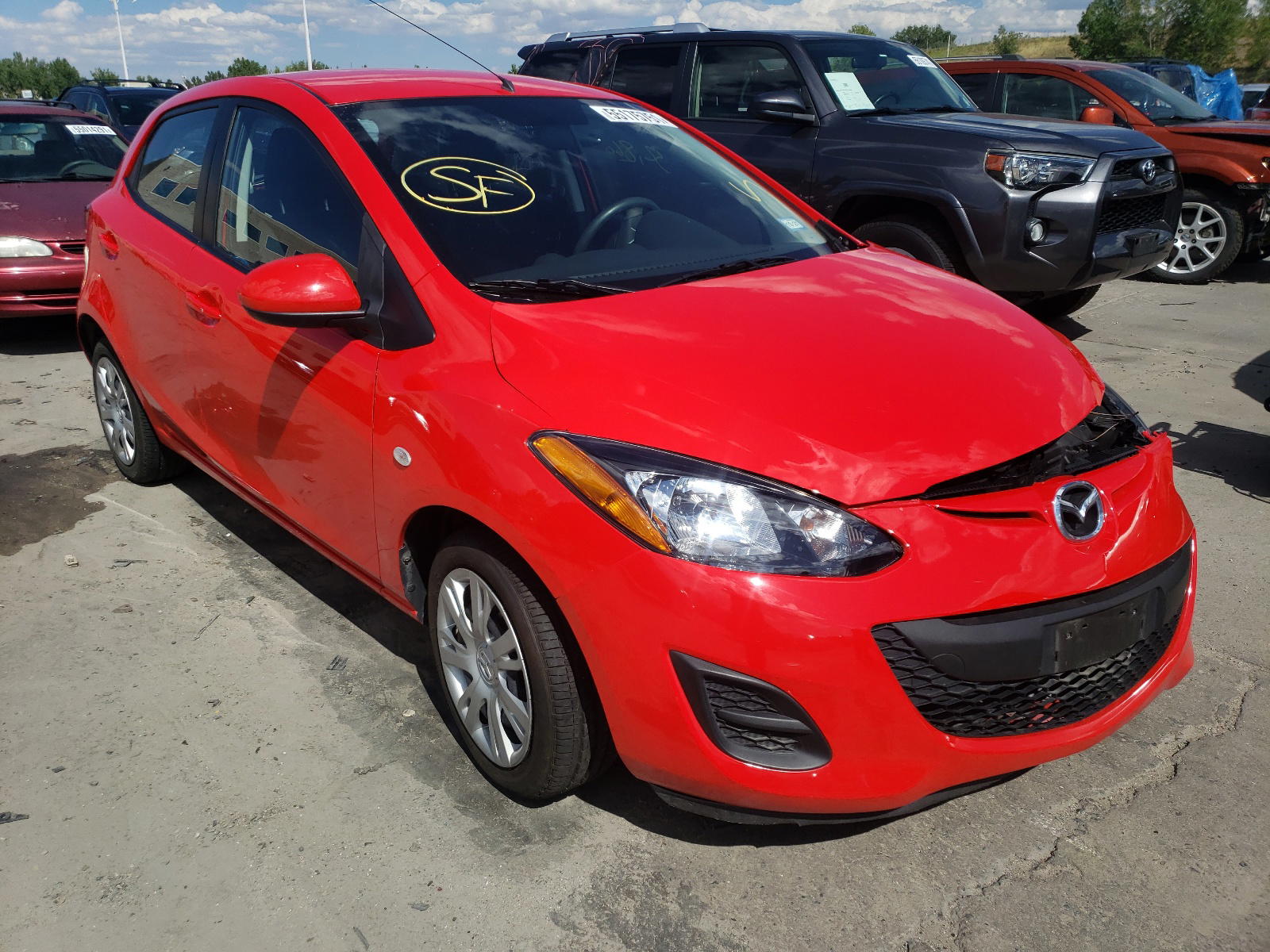 MAZDA MAZDA2 2011 with VIN JM1DE1HY7B0131156 - Photo from auction