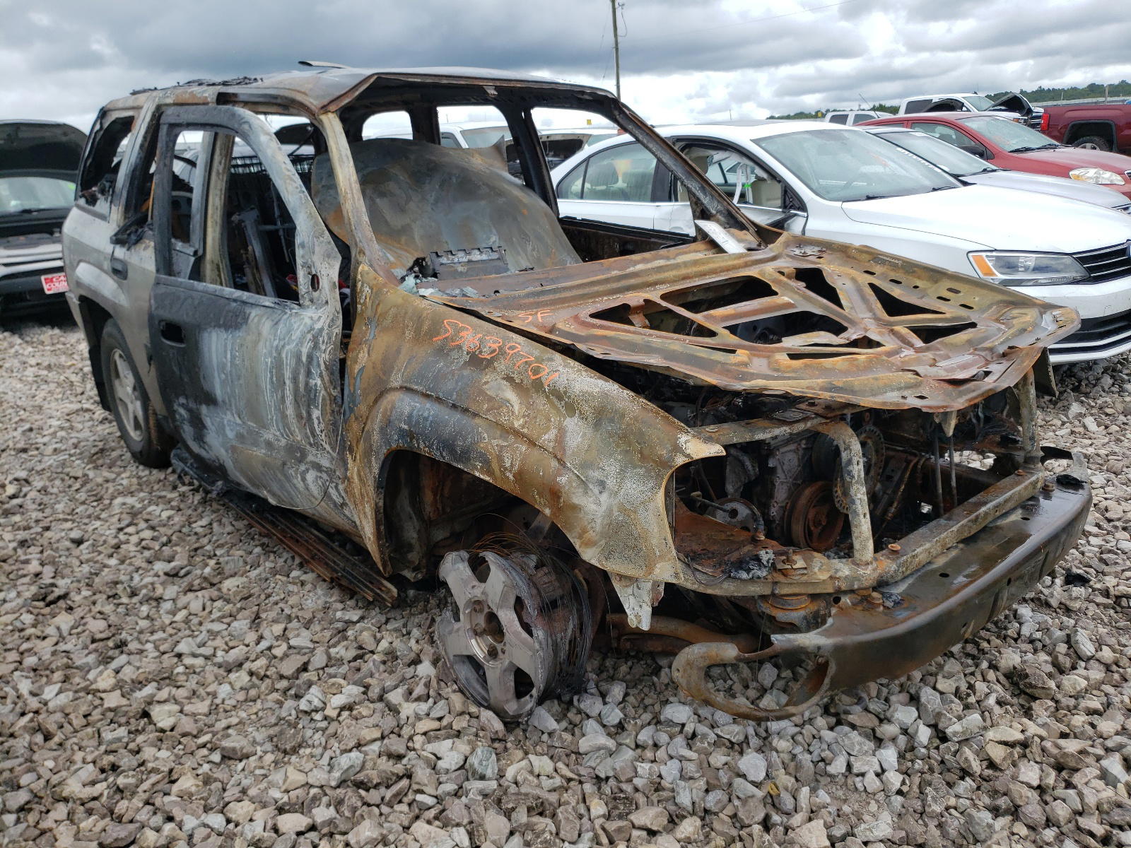CHEVROLET TRAILBLAZE 2002 with VIN 1GNDT13S222473098 - Photo from auction