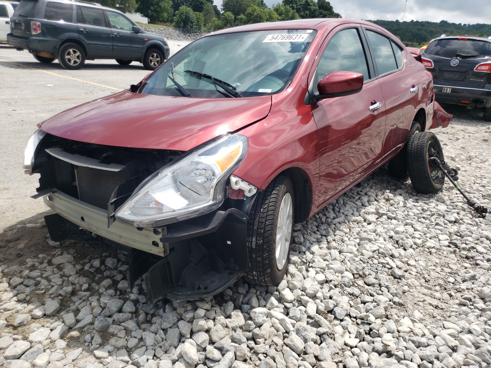 Photo 2 from auction – 2019 NISSAN VERSA S with VIN 3N1CN7APXKL877042