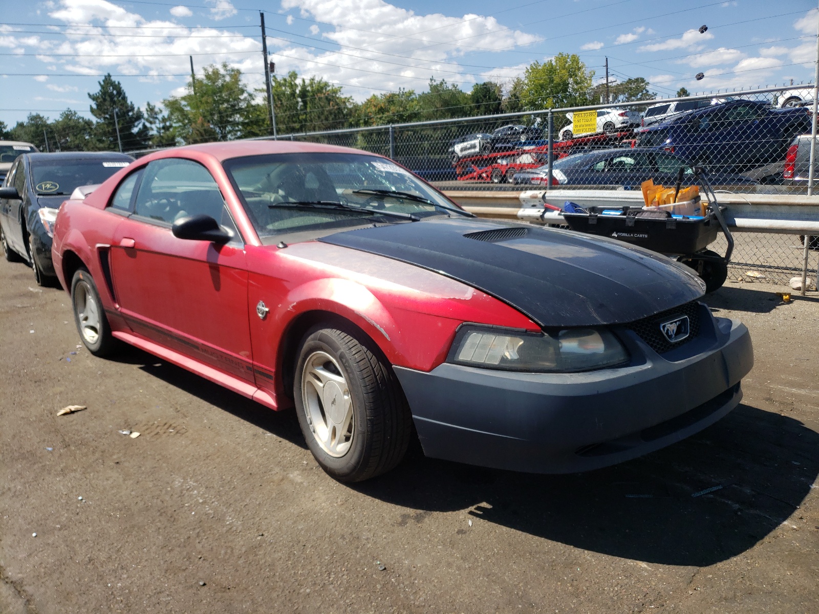 FORD MUSTANG 1999 with VIN 1FAFP4047XF217199 - Photo from auction