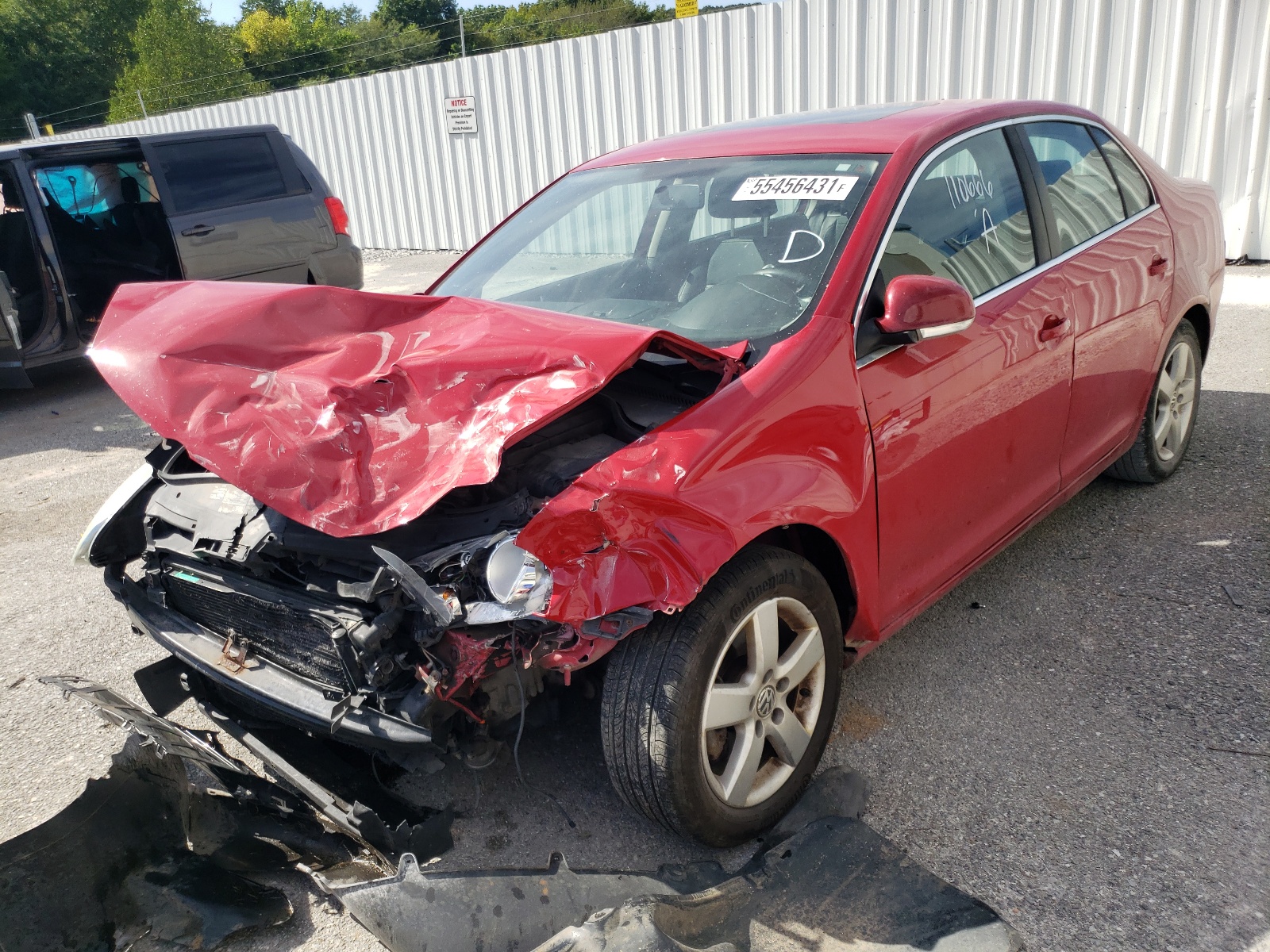 Photo 2 from auction – 2008 VOLKSWAGEN JETTA SE with VIN 3VWRM71K08M074724