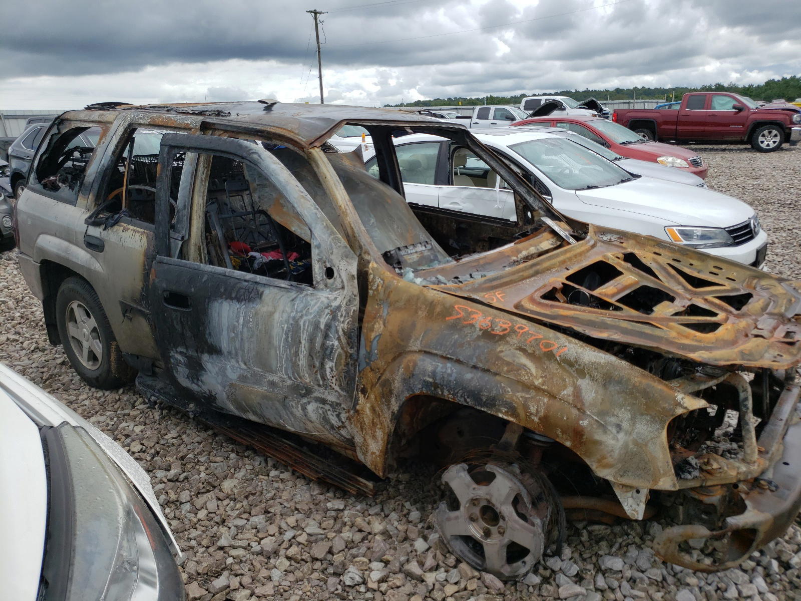 Photo 9 from auction – 2002 CHEVROLET TRAILBLAZE with VIN 1GNDT13S222473098