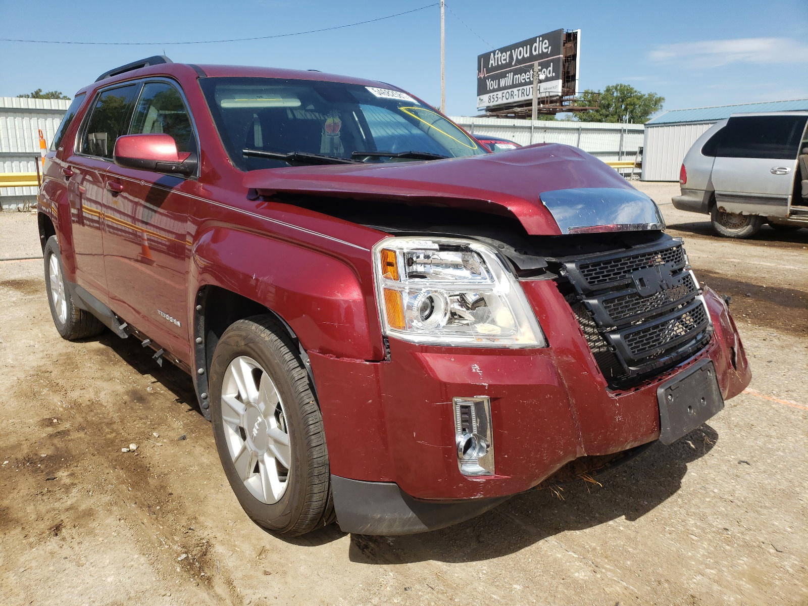 GMC TERRAIN SL 2012 with VIN 2GKALSEK3C6297265 - Photo from auction