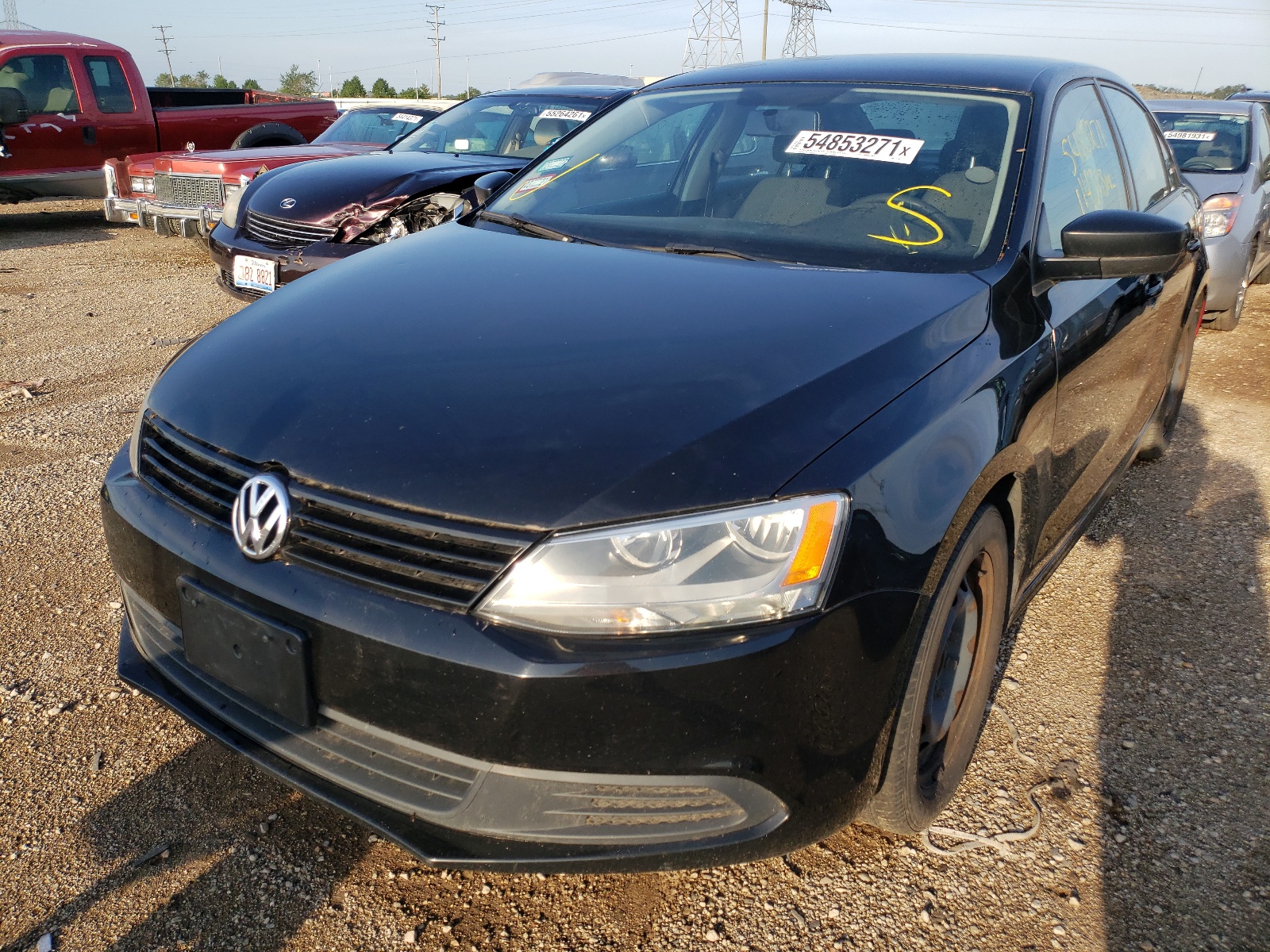 Photo 2 from auction – 2013 VOLKSWAGEN JETTA with VIN 3VW1K7AJ4DM212303
