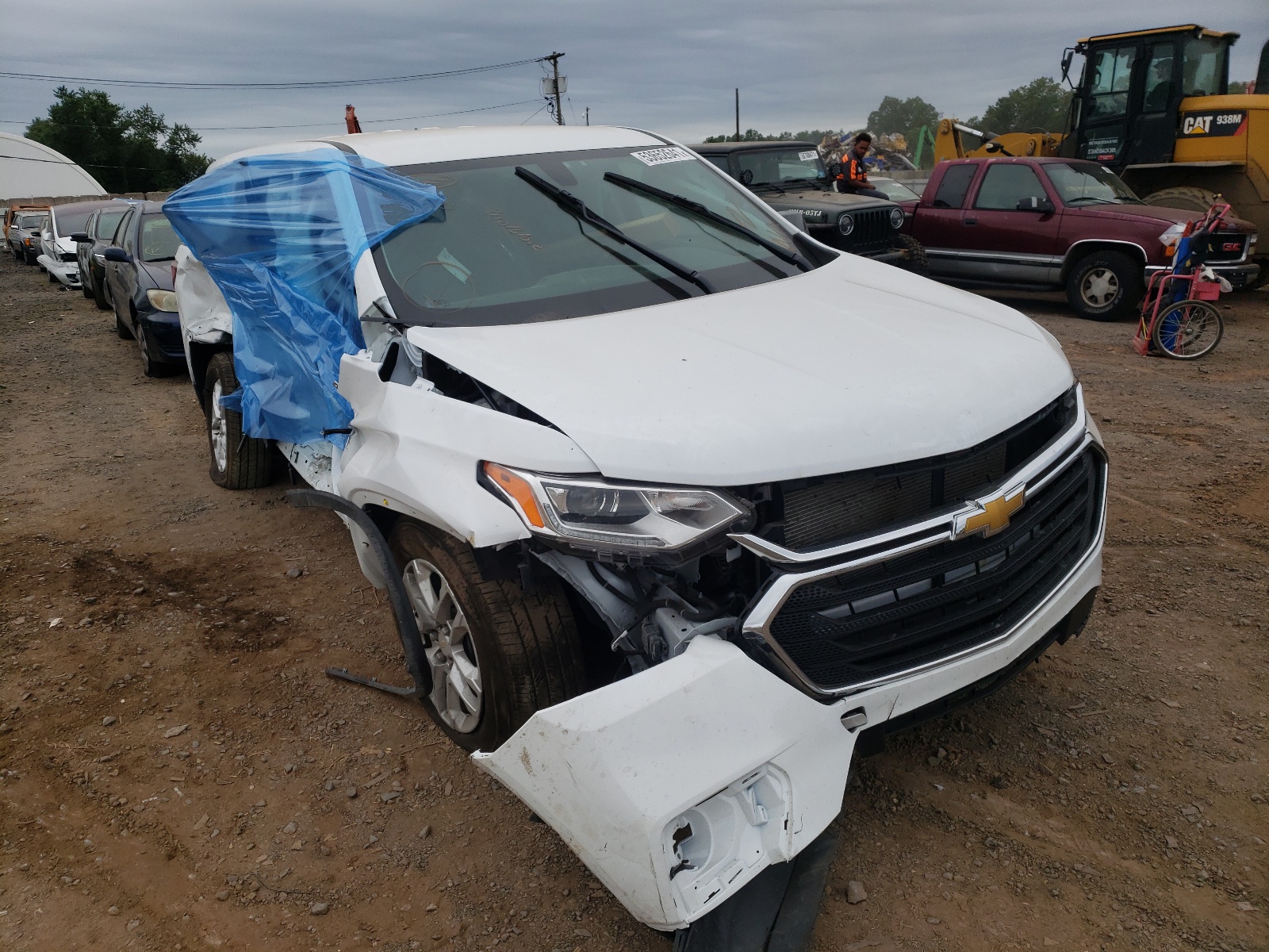 CHEVROLET TRAVERSE L 2021 with VIN 1GNERFKW2MJ148531 - Photo from auction