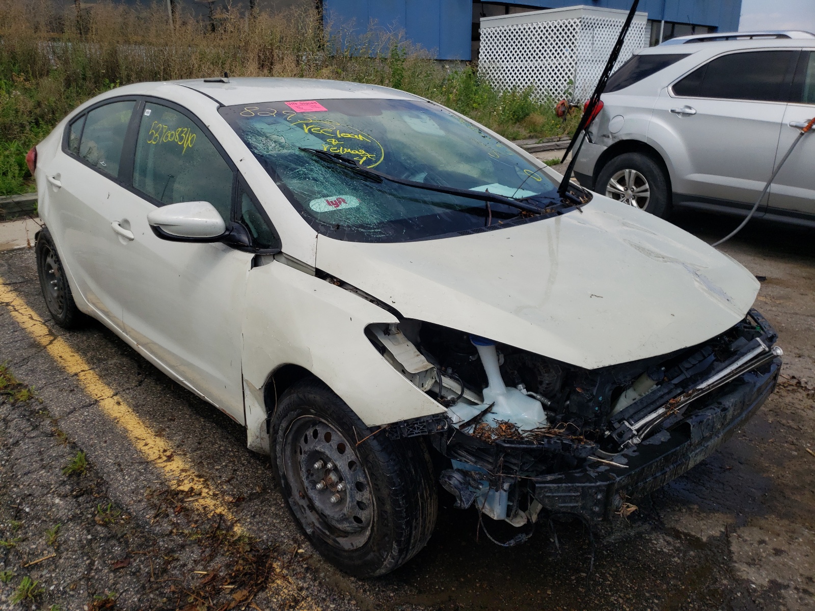 KIA FORTE LX 2014 with VIN KNAFK4A69E5061319 - Photo from auction