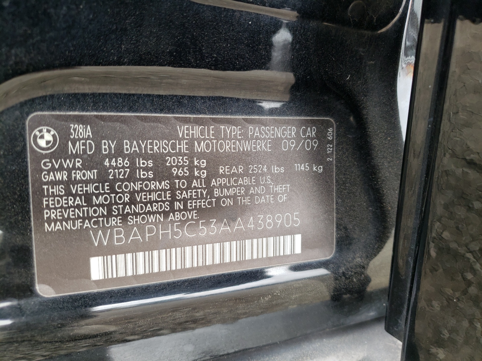 Photo 10 from auction – 2010 BMW 328 I SULE with VIN WBAPH5C53AA438905