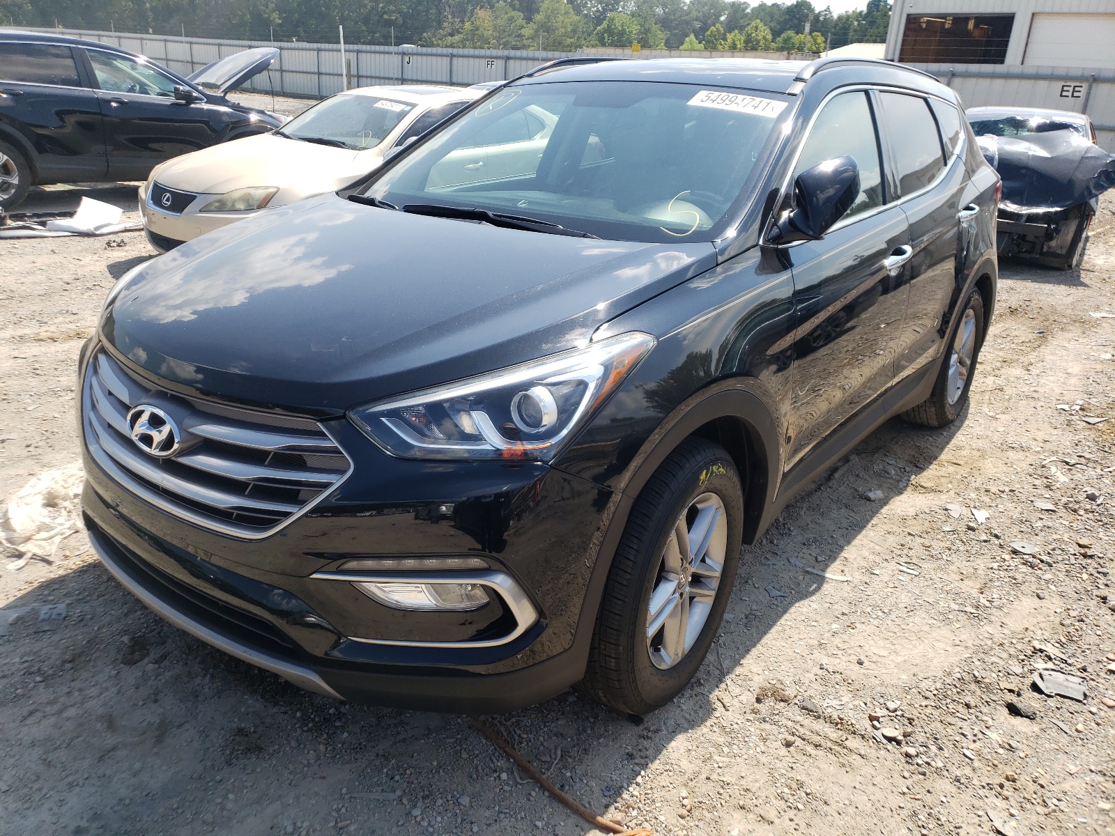 Photo 2 from auction – 2017 HYUNDAI SANTA FE S with VIN 5NMZU3LB4HH029779