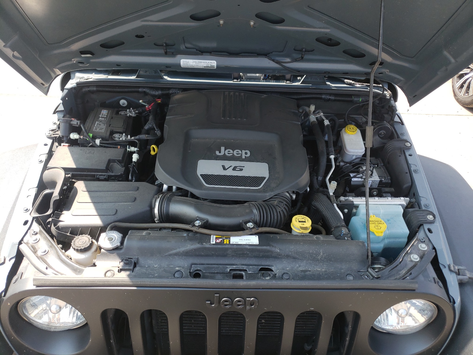 Photo 7 from auction – 2015 JEEP WRANGLER S with VIN 1C4AJWAG9FL773458