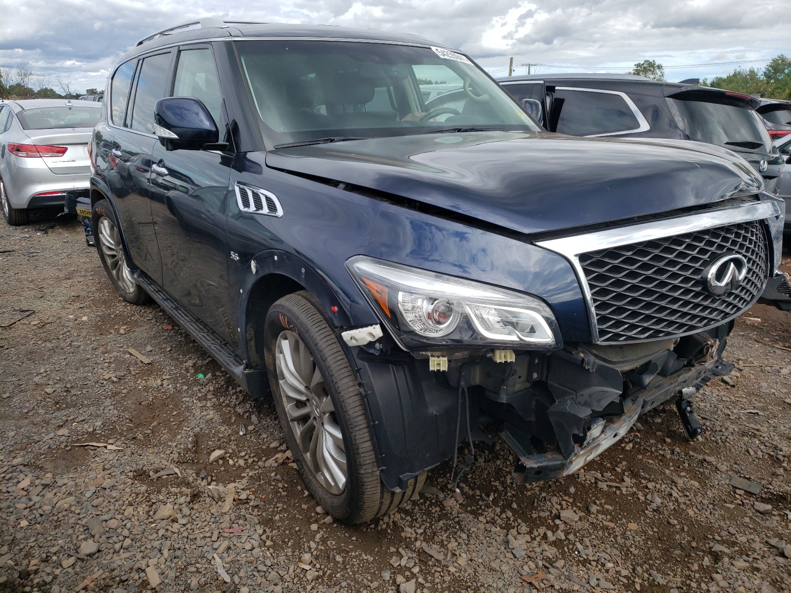 INFINITI QX80 2015 with VIN JN8AZ2NC9F9371871 - Photo from auction