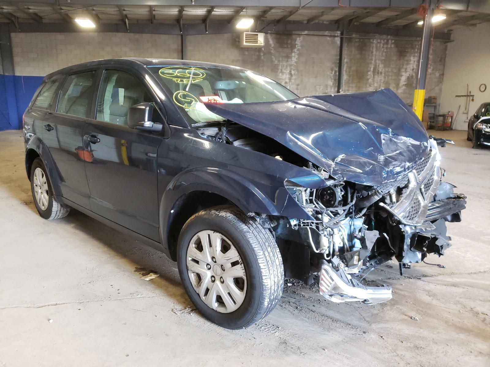 DODGE JOURNEY SE 2014 with VIN 3C4PDCAB8ET267384 - Photo from auction