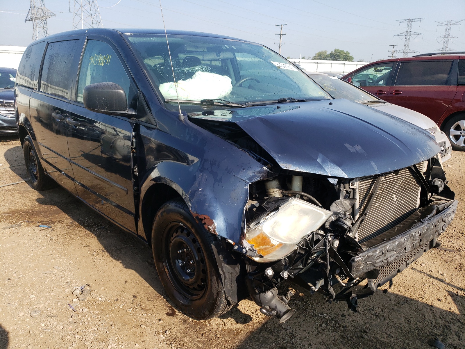 DODGE GRAND CARA 2008 with VIN 1D8HN44H28B146168 - Photo from auction