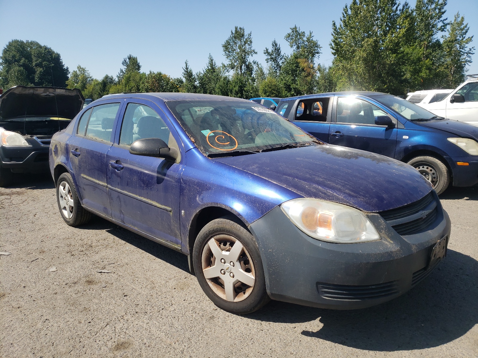Photo 1 from auction – 2007 CHEVROLET COBALT LS with VIN 1G1AK55F077267240