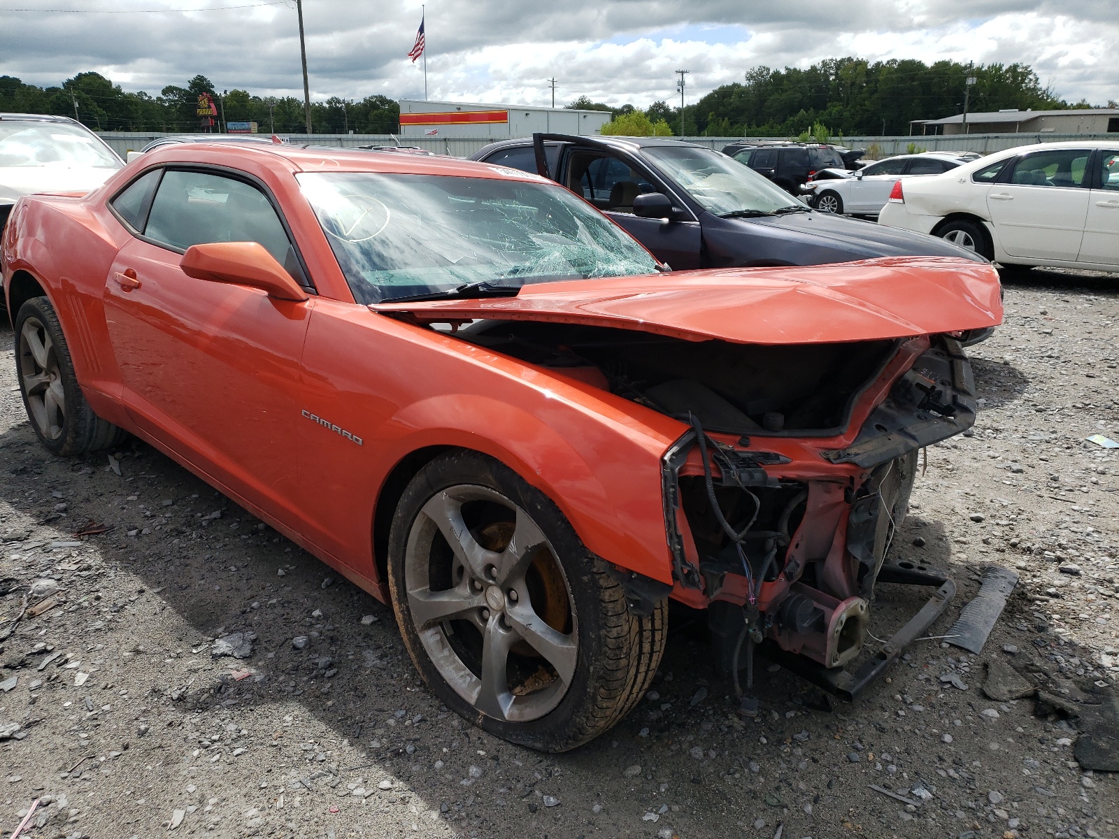 Photo 1 from auction – 2013 CHEVROLET CAMARO LT with VIN 2G1FC1E37D9142523