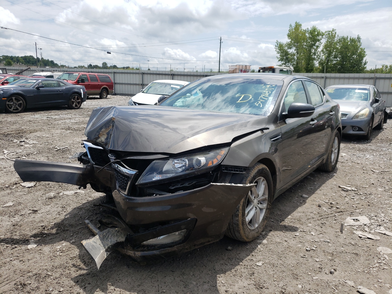 Photo 2 from auction – 2013 KIA OPTIMA LX with VIN 5XXGM4A75DG237805