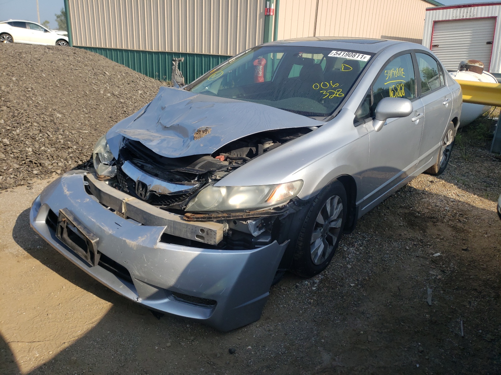 Photo 2 from auction – 2009 HONDA CIVIC EXL with VIN 19XFA16989E006328