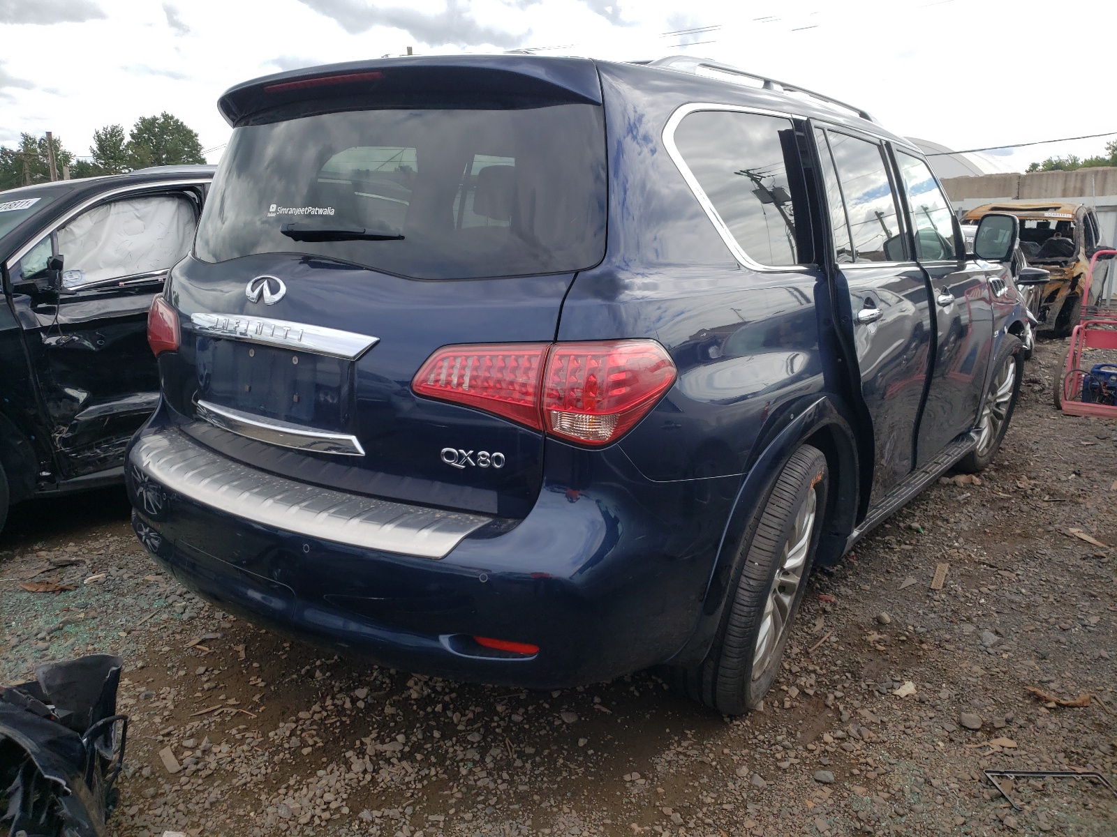 Photo 4 from auction – 2015 INFINITI QX80 with VIN JN8AZ2NC9F9371871