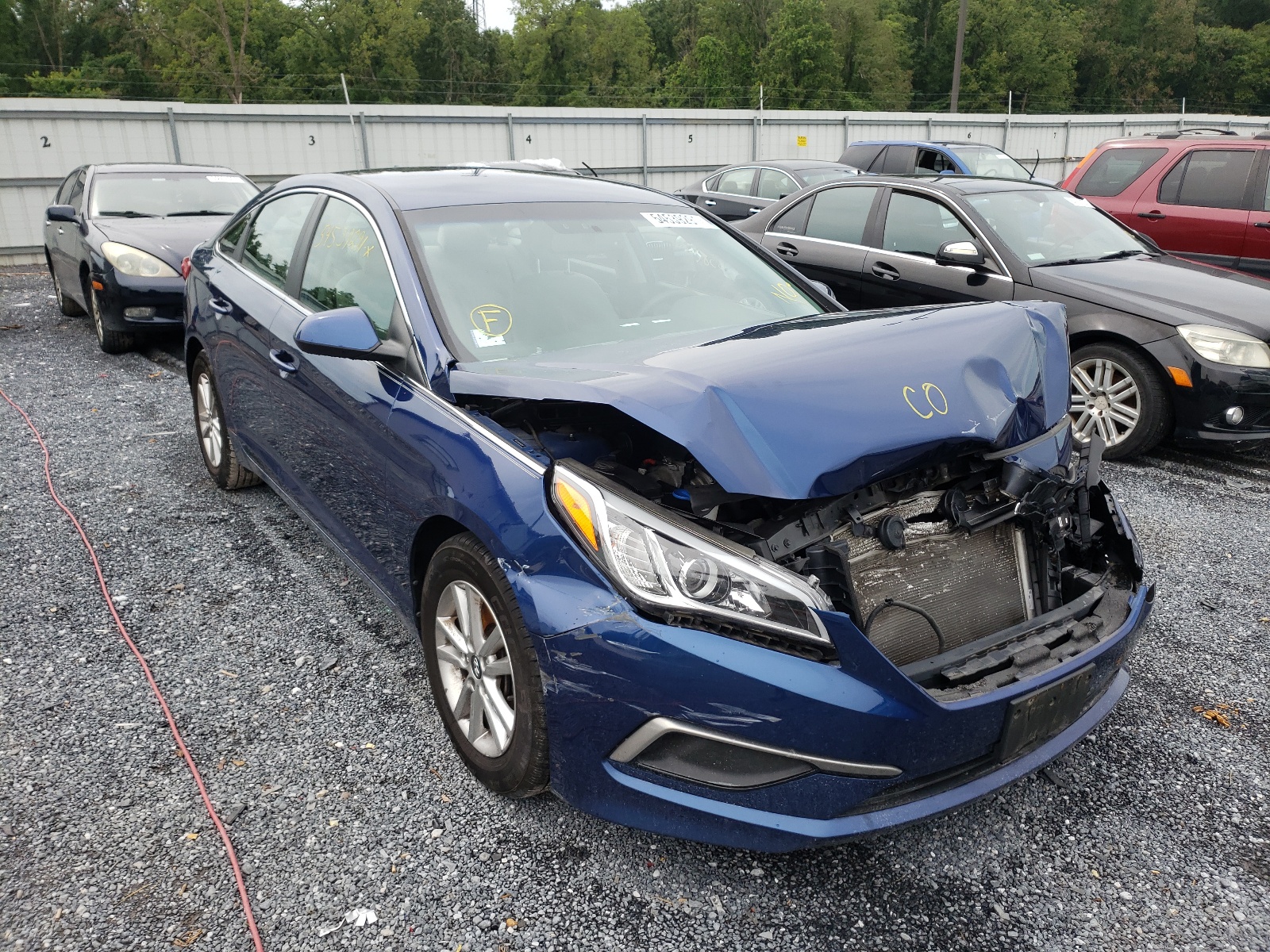 Photo 1 from auction – 2016 HYUNDAI SONATA SE with VIN 5NPE24AF2GH404196