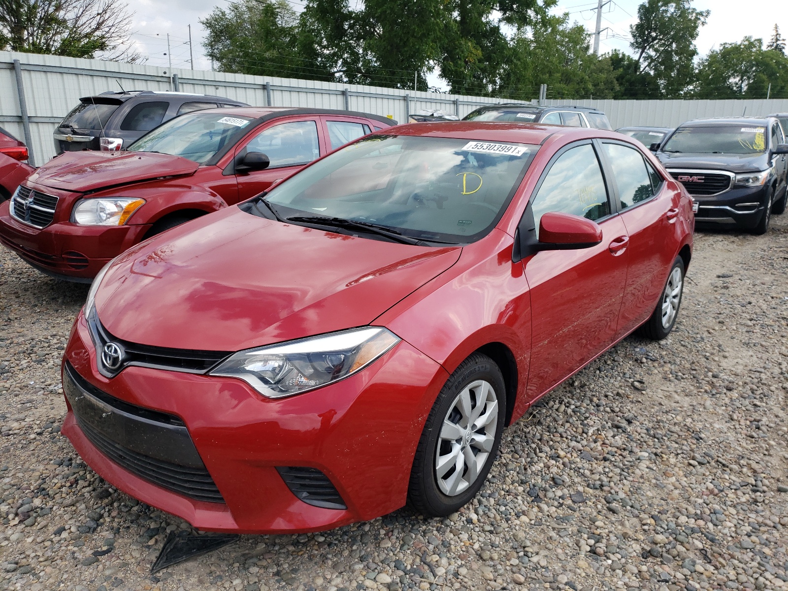 Photo 2 from auction – 2016 TOYOTA COROLLA L with VIN 2T1BURHE8GC670851