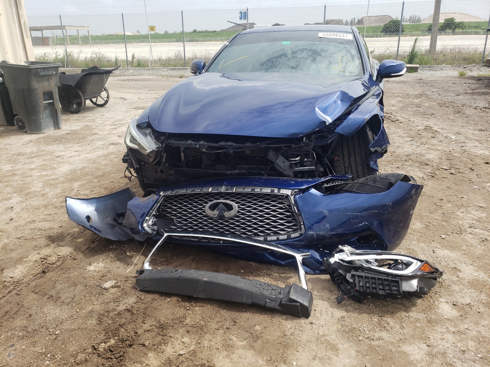 Photo 9 from auction – 2017 INFINITI Q60 PREMIU with VIN JN1EV7EL3HM554398