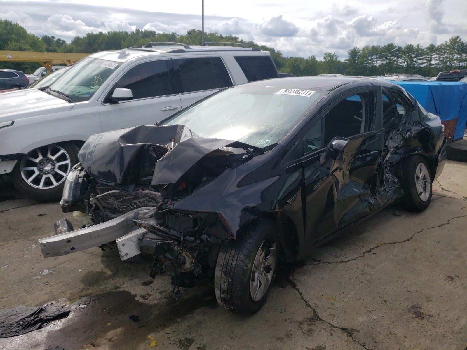 Photo 2 from auction – 2015 HONDA CIVIC LX with VIN 19XFB2F52FE220033
