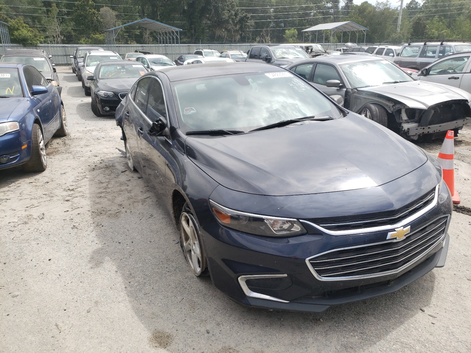 CHEVROLET MALIBU LS 2017 with VIN 1G1ZB5ST9HF244270 - Photo from auction