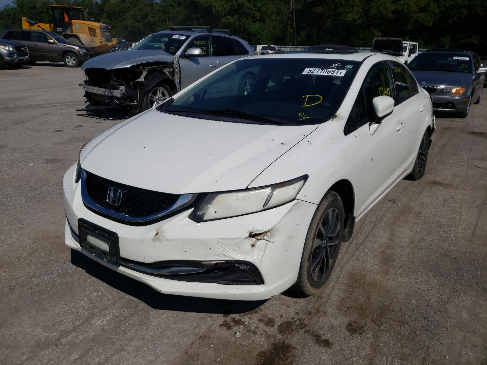 Photo 2 from auction – 2015 HONDA CIVIC EX with VIN 19XFB2F85FE015378