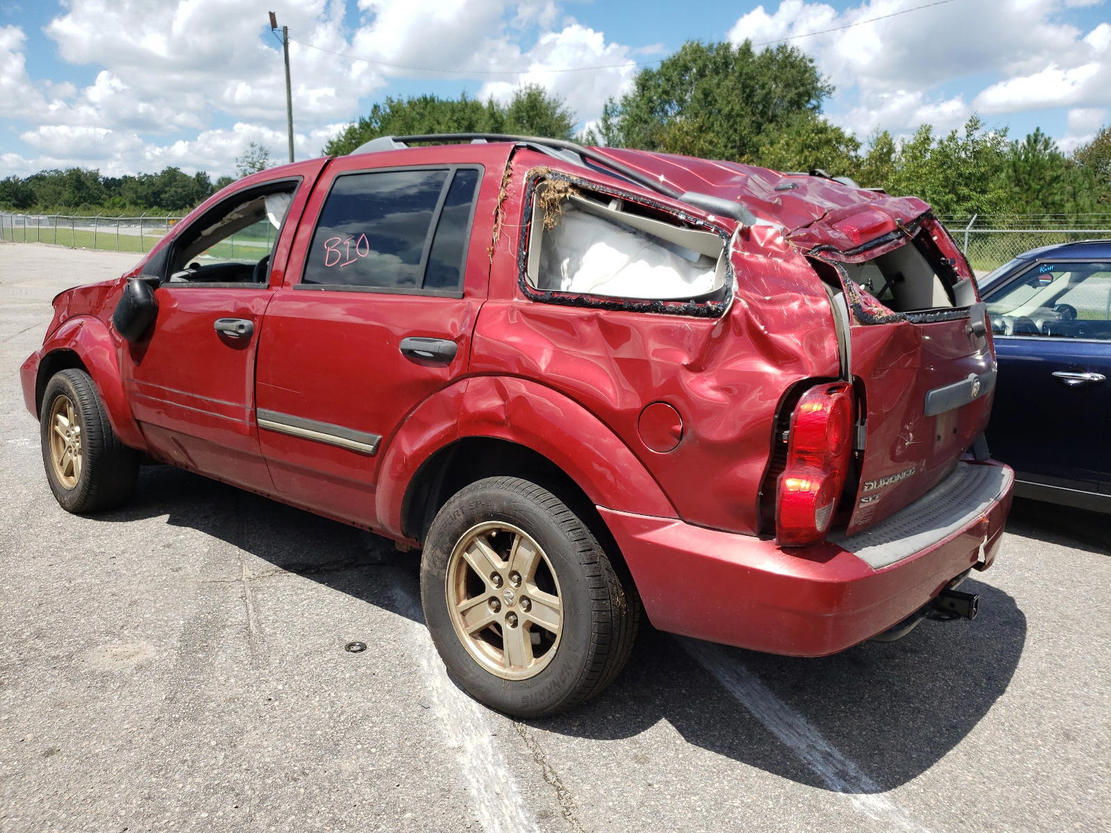 Photo 3 from auction – 2008 DODGE DURANGO SL with VIN 1D8HD48K78F159337