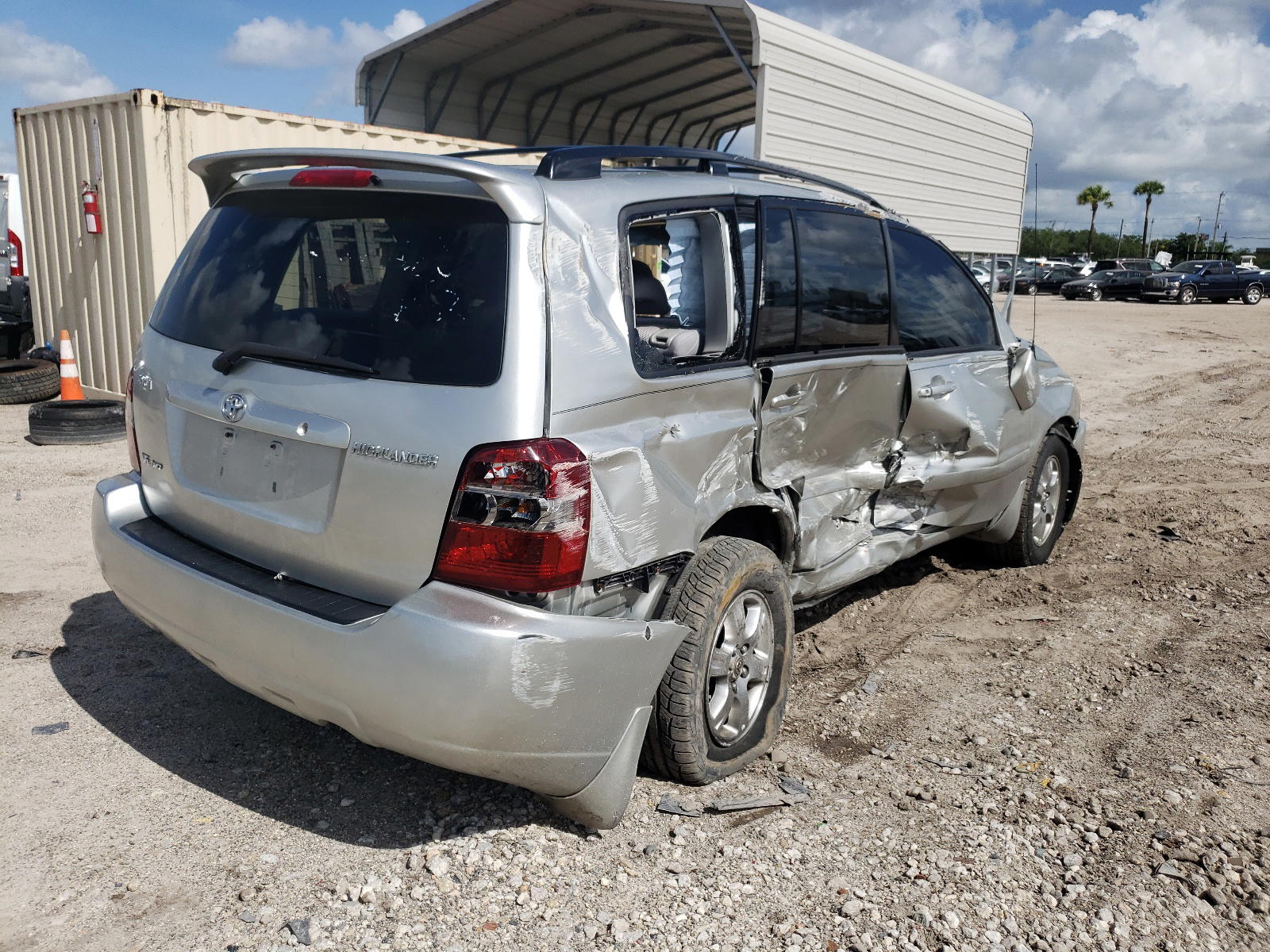 Photo 4 from auction – 2007 TOYOTA HIGHLANDER with VIN JTEEP21AX70187404