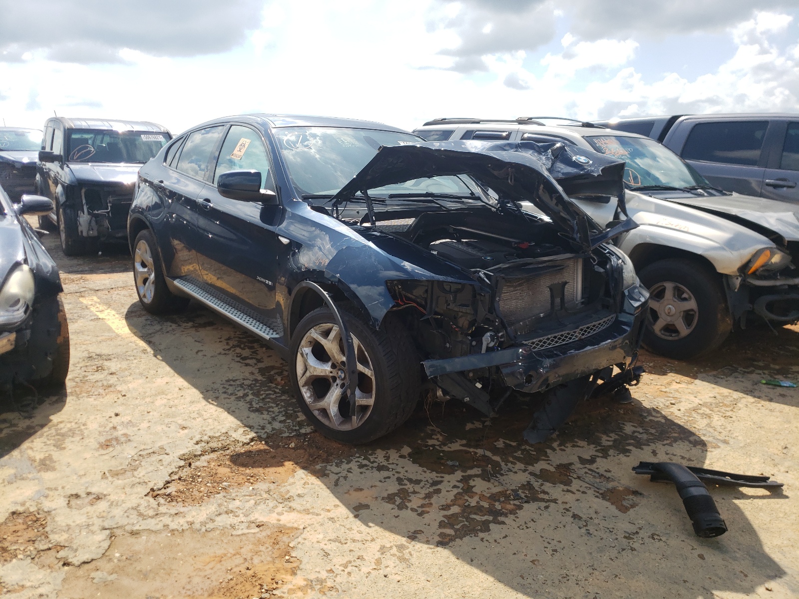 BMW X6 XDRIVE3 2014 with VIN 5UXFG2C5XE0C43509 - Photo from auction