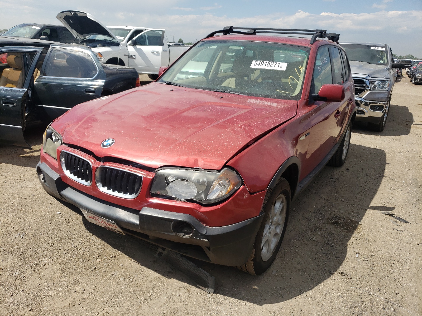 Photo 2 from auction – 2005 BMW X3 2.5I with VIN WBXPA73435WC48790