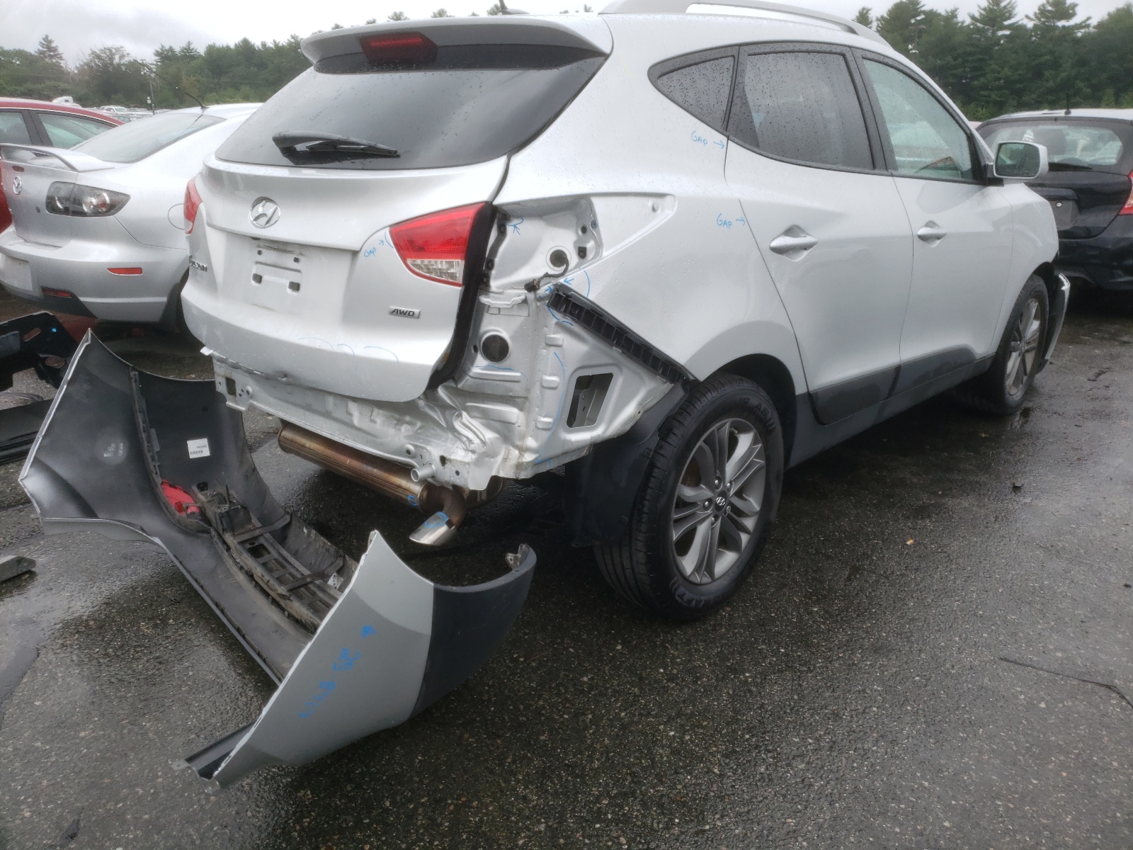 Photo 4 from auction – 2015 HYUNDAI TUCSON LIM with VIN KM8JUCAG5FU965729