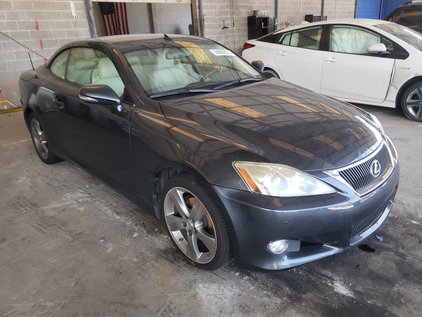LEXUS IS 250 2010 with VIN JTHFF2C2XA2512600 - Photo from auction