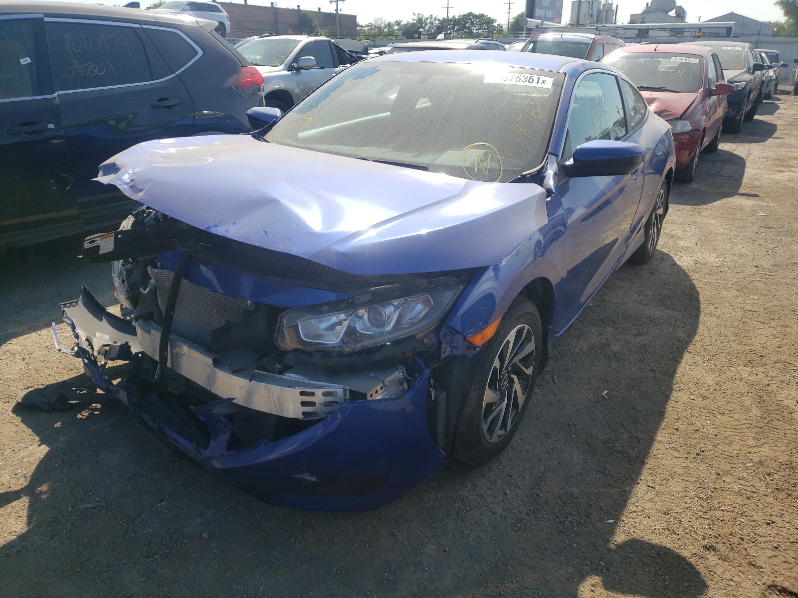 Photo 2 from auction – 2016 HONDA CIVIC LX with VIN 2HGFC4B56GH304863