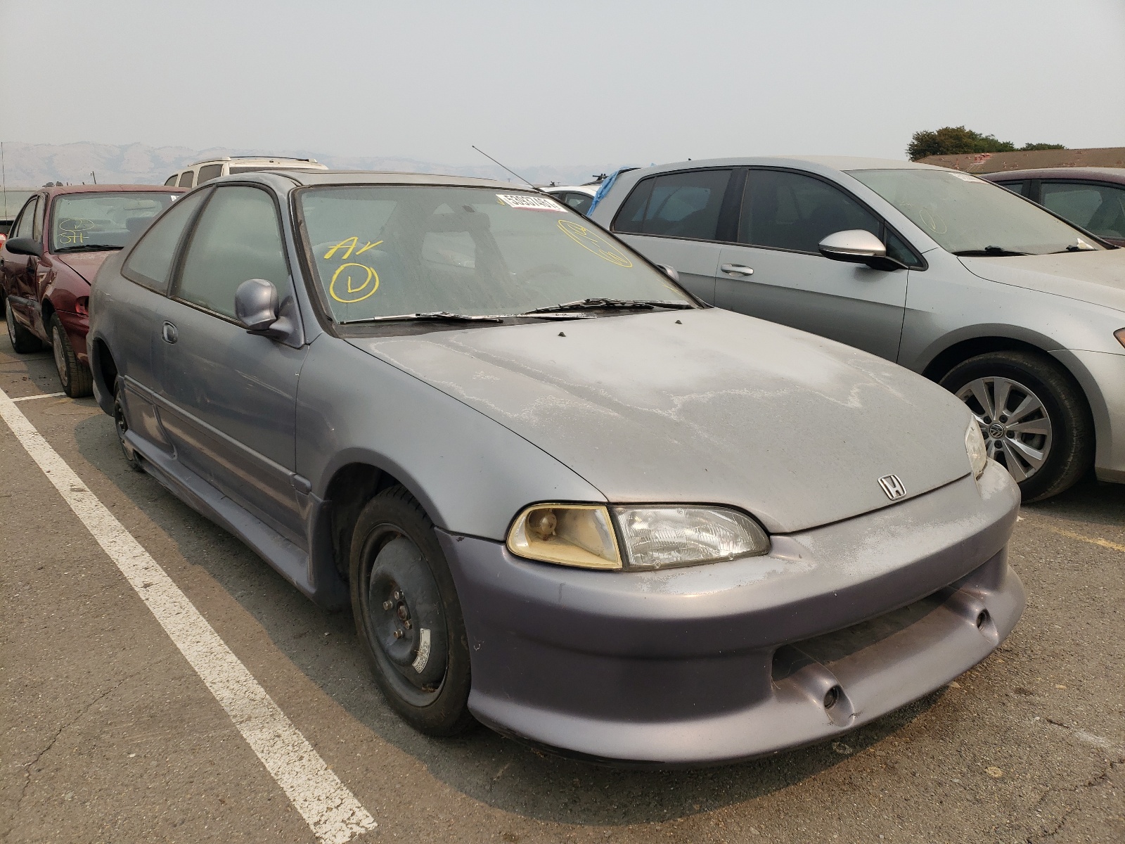 HONDA CIVIC EX 1995 with VIN 2HGEJ1233SH558909 - Photo from auction