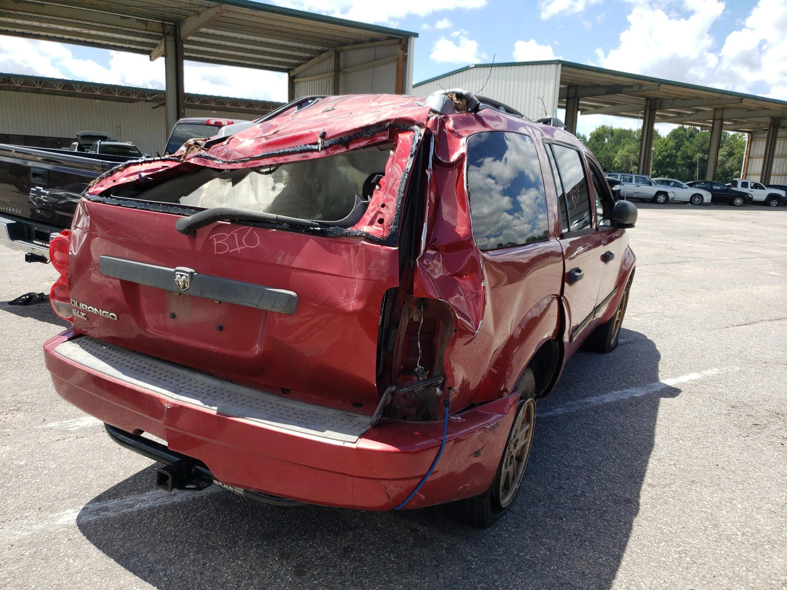 Photo 4 from auction – 2008 DODGE DURANGO SL with VIN 1D8HD48K78F159337