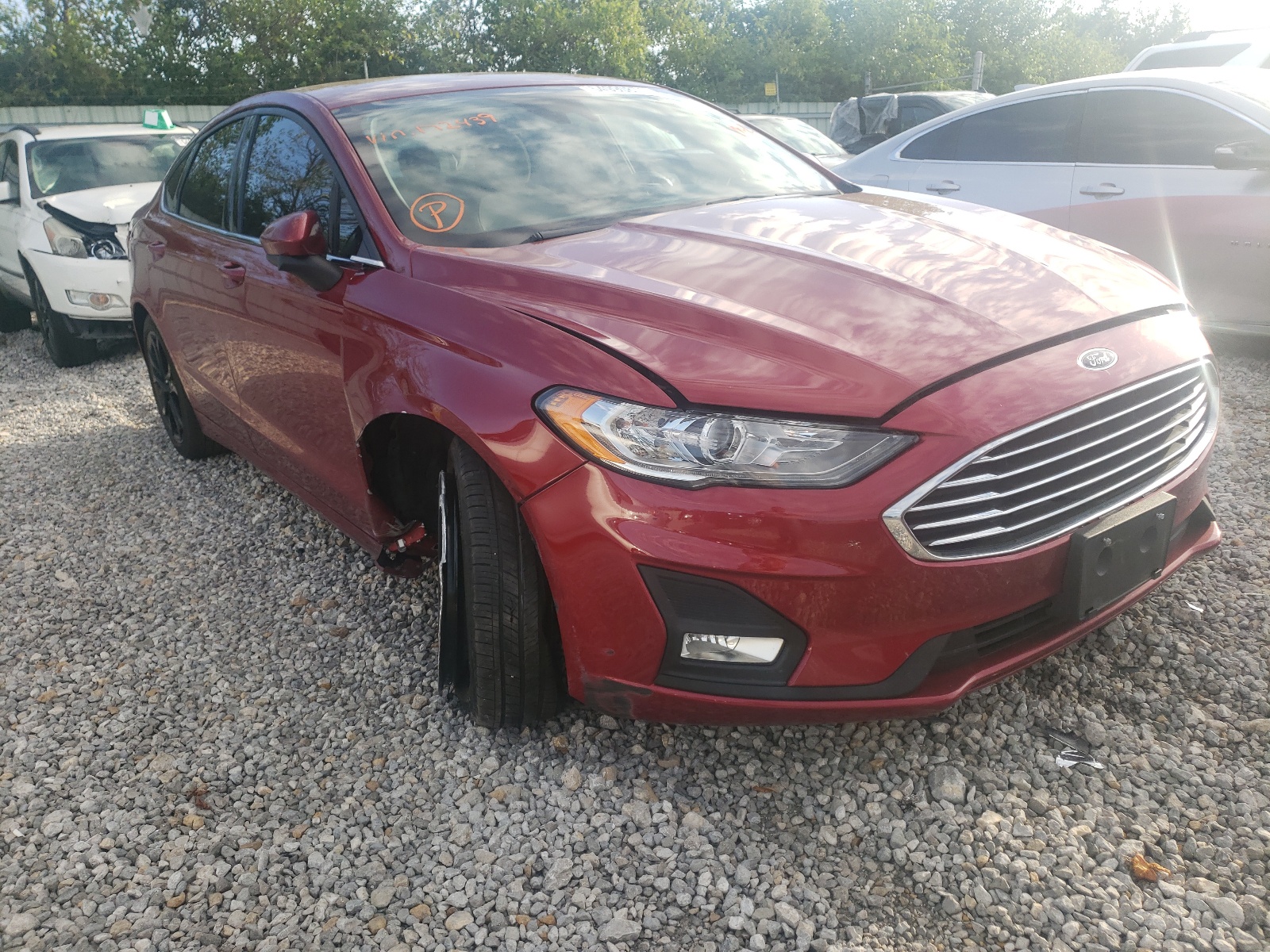 Photo 1 from auction – 2019 FORD FUSION SE with VIN 3FA6P0HD4KR172439