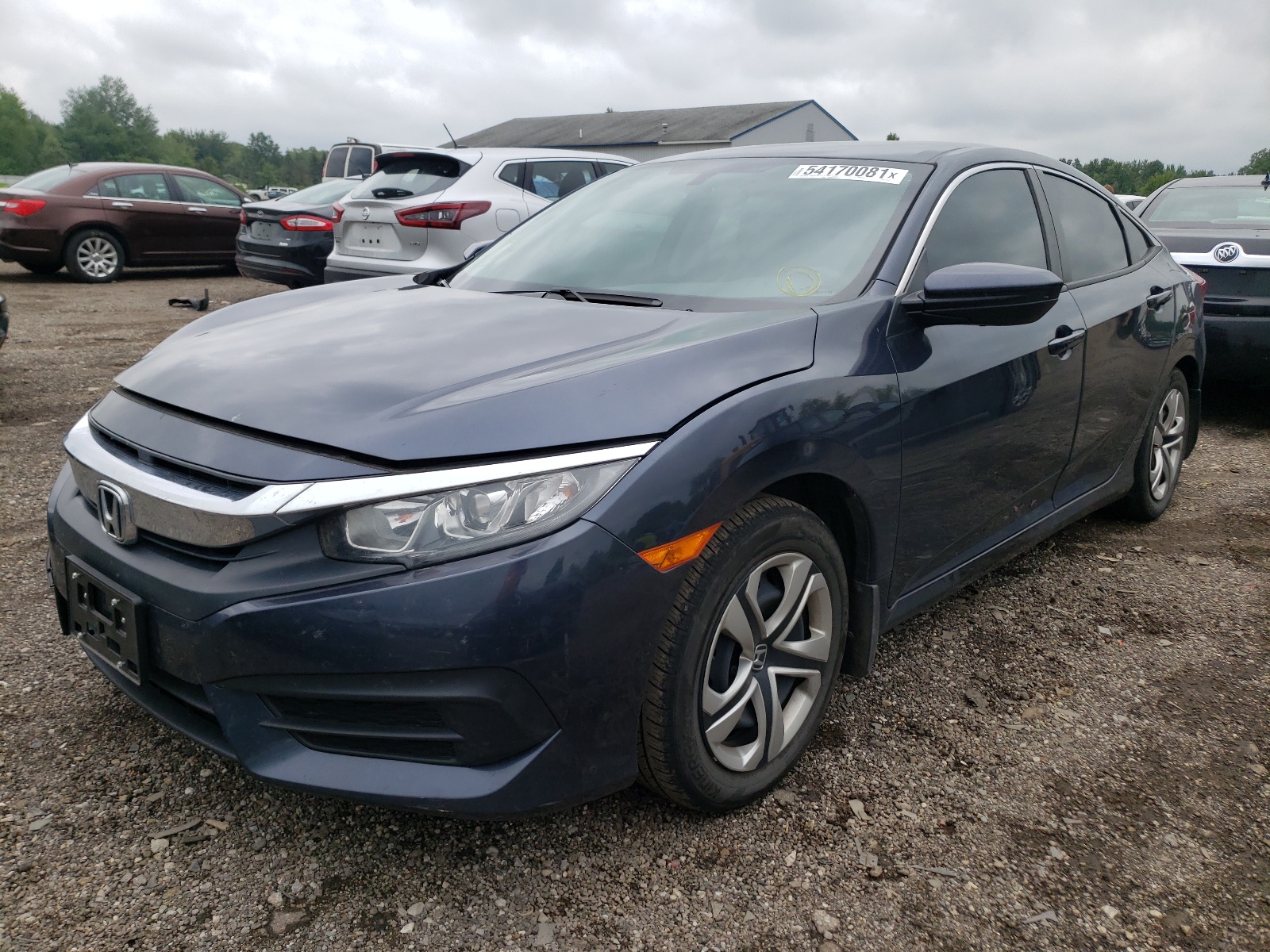 Photo 2 from auction – 2016 HONDA CIVIC LX with VIN 19XFC2F55GE248343