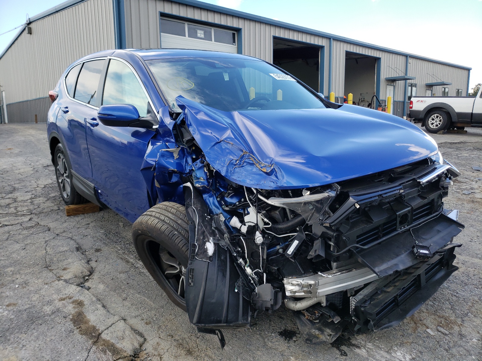 HONDA CR-V EX 2021 with VIN 7FARW2H59ME005047 - Photo from auction