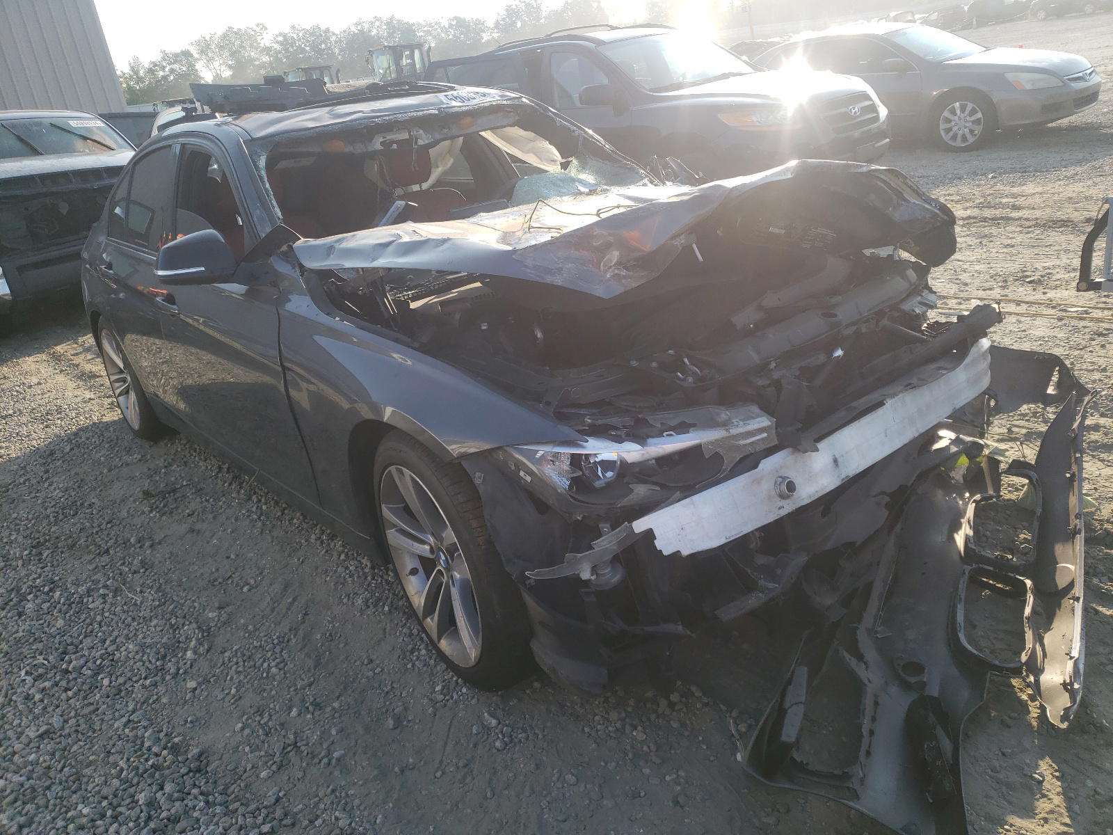 BMW 328 I 2012 with VIN WBA3A5G55CNP16552 - Photo from auction