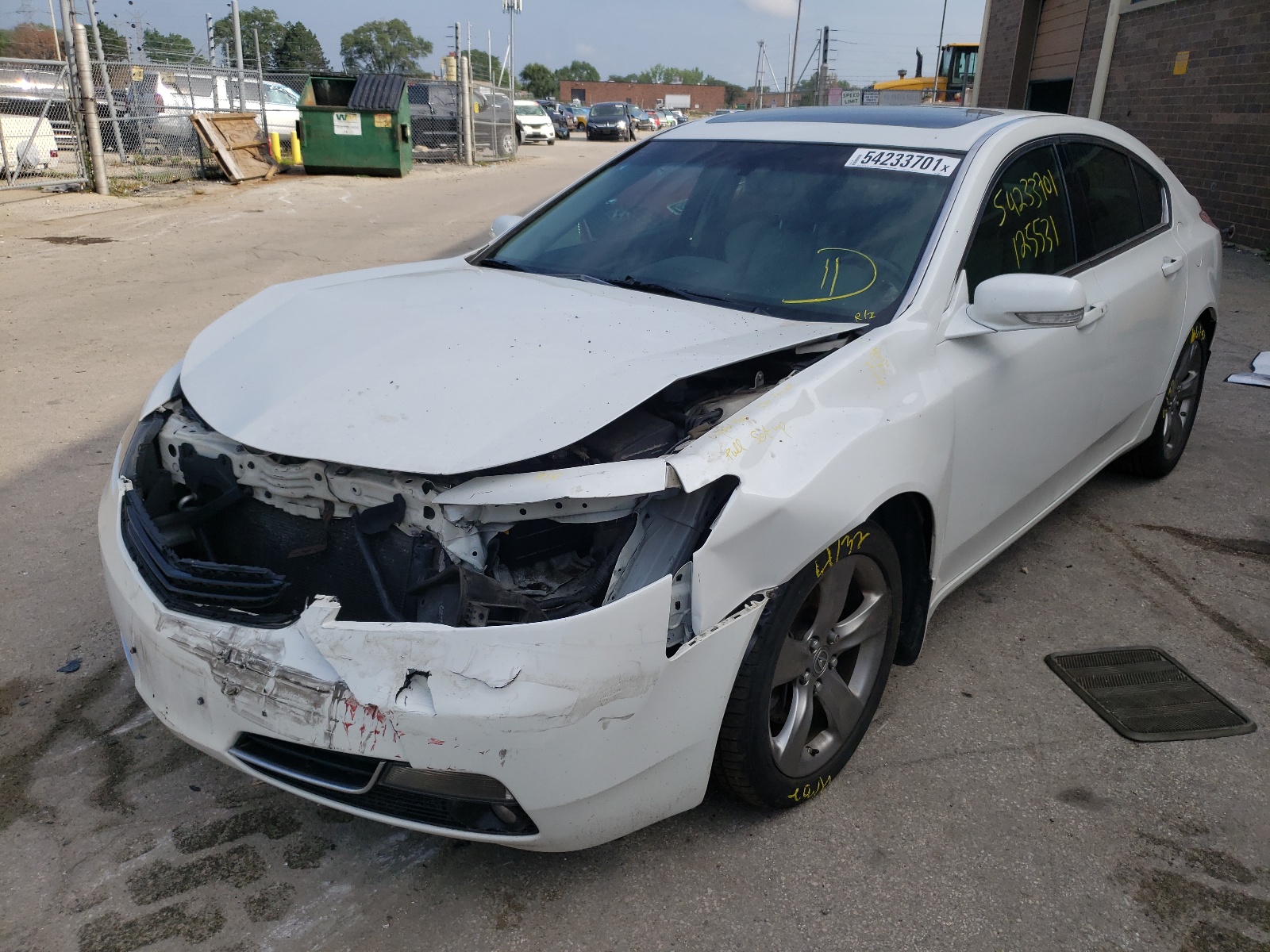 Zdjęcie 2 z aukcji – 2012 ACURA TL z VIN 19UUA9F54CA004168