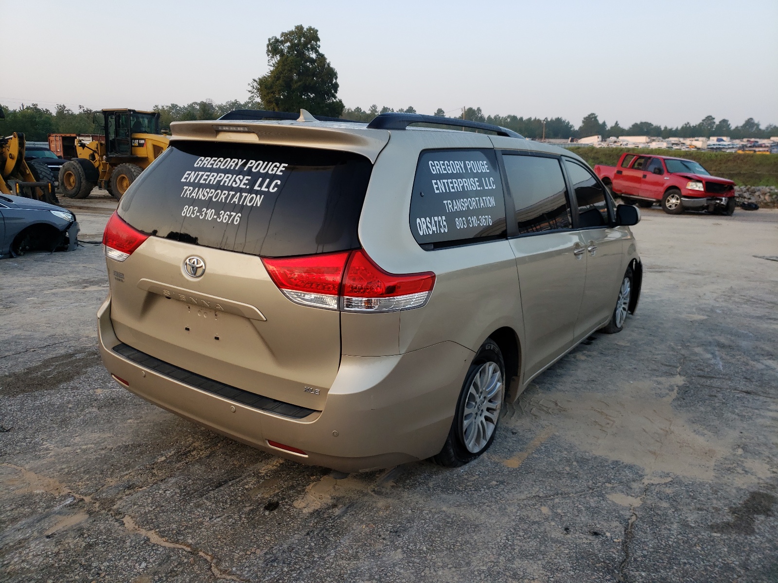 صورة رقم 4 من المزاد - 2014 TOYOTA SIENNA XLE مع VIN 5TDYK3DCXES484735