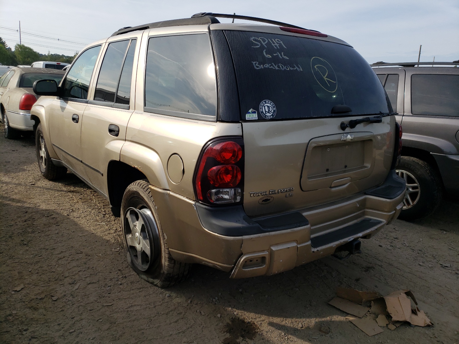 Photo 3 from auction – 2006 CHEVROLET TRAILBLAZE with VIN 1GNDT13S662122037