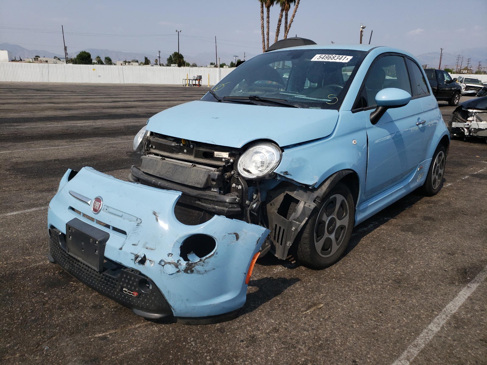 Photo 2 from auction – 2017 FIAT 500 ELECTR with VIN 3C3CFFGE7HT514060